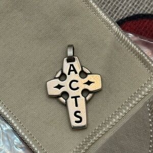 RETIRED James Avery ACTS Cross Pendant